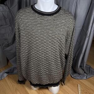 Tosani Canada Textured Knit Sweater Made in Canada Men’s L